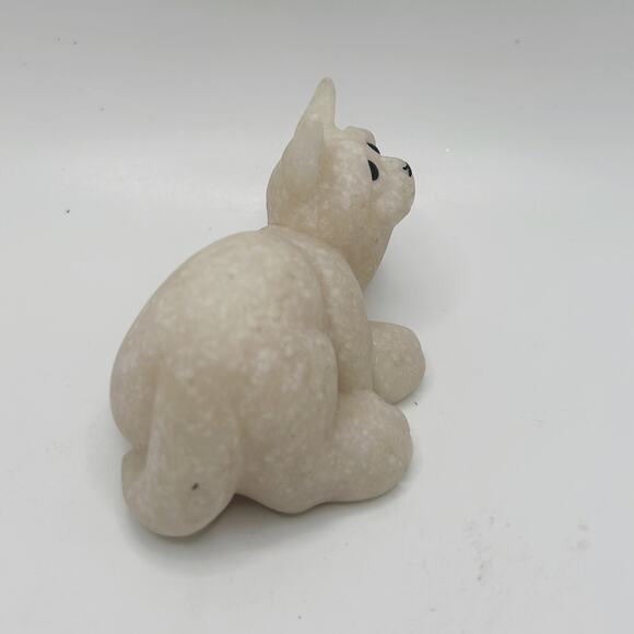 Vintage Quarry Critters Clyde and Cameron the Cats Stone Figurines Second Nature - Picture 8 of 9